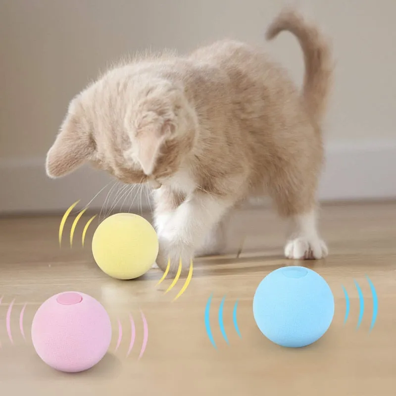 Smart Interactive Ball w/ Sounds for Cats