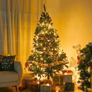 TheLAShop 6 ft Realistic Christmas Tree Home Decoration