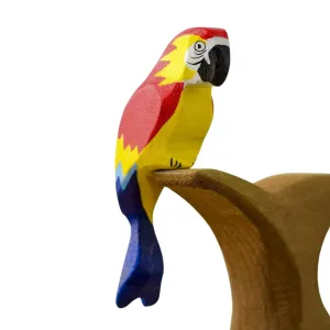 Wooden Amazonian Parrot