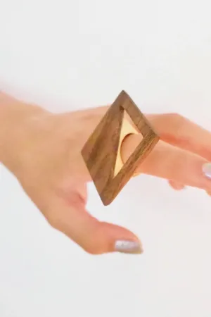 Wooden Cut Out Ring