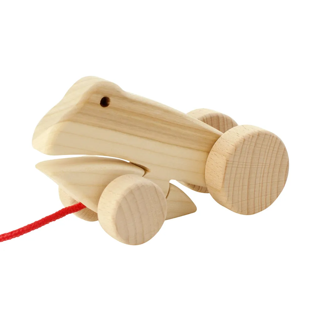 Wooden Frog Pull Along - Fletcher