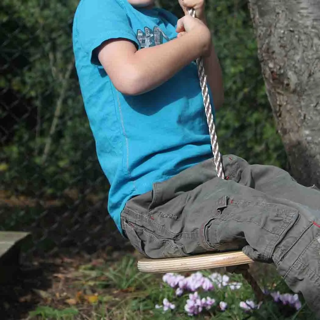 Wooden Monkey Swing Seat - Multi-Directional Swinging