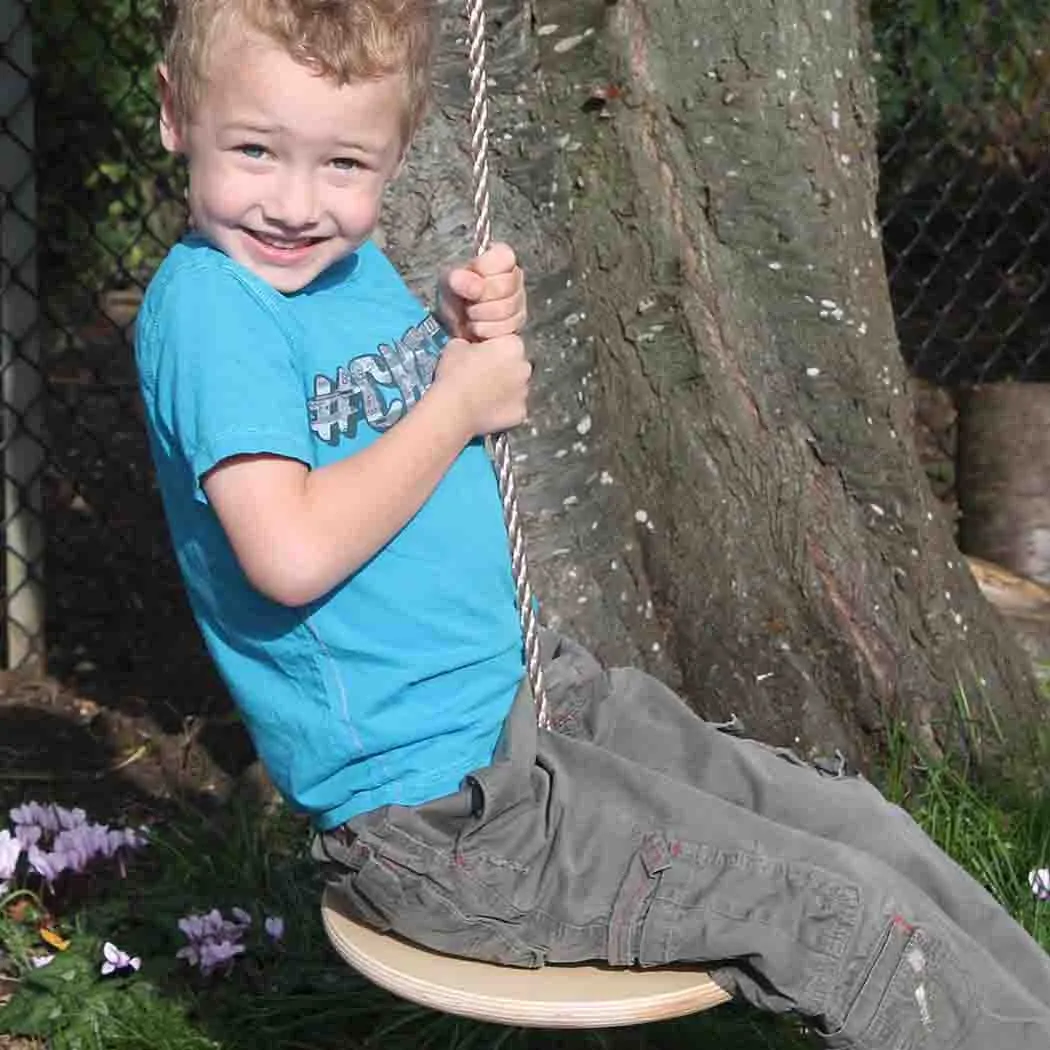 Wooden Monkey Swing Seat - Multi-Directional Swinging