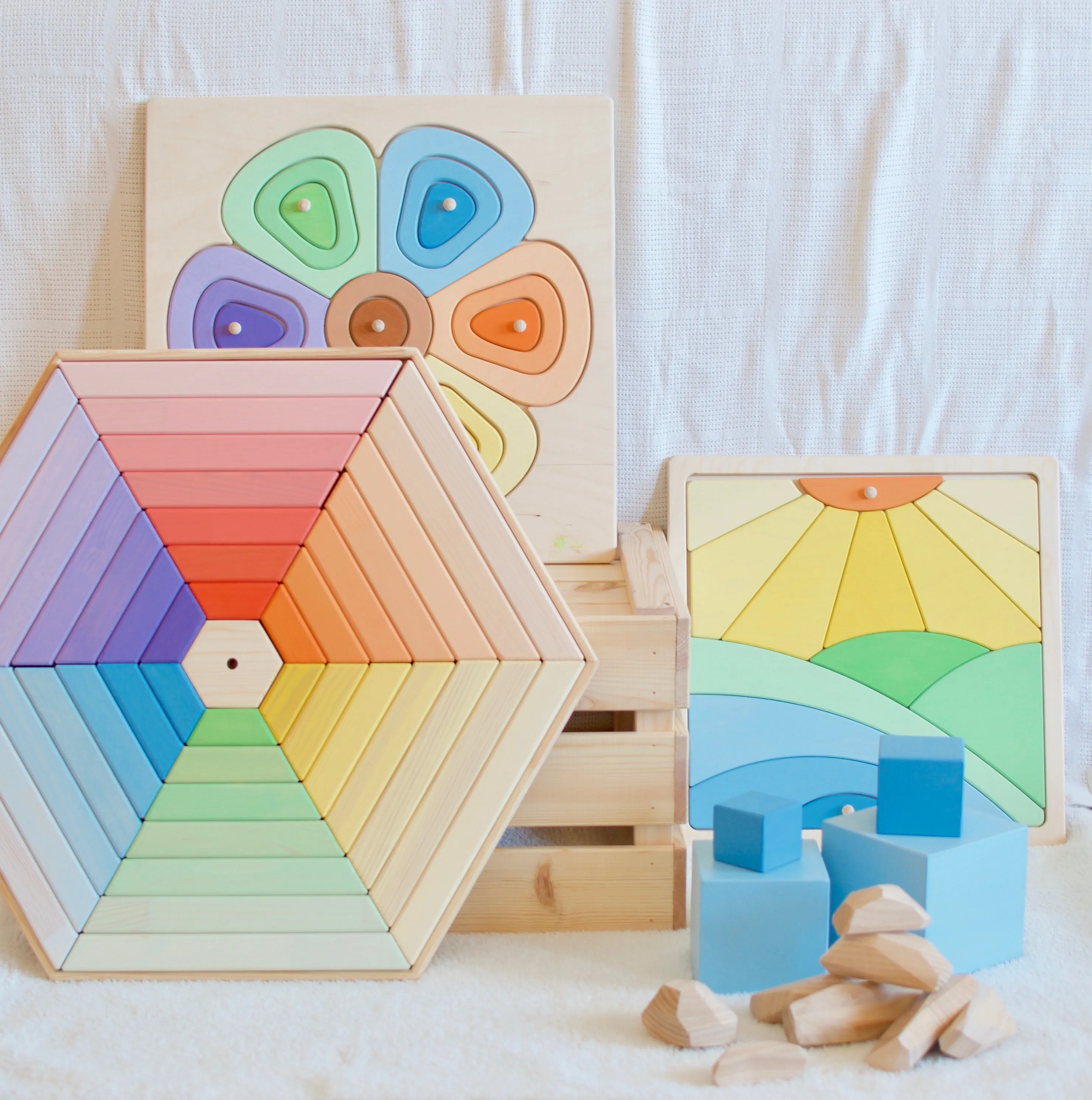 Wooden Puzzle - Sun