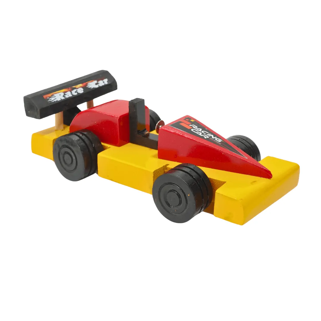 Wooden Race Car for Kids